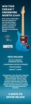Win a Cream T Crossfire Guitar Bundle from Cream T Custom Shop