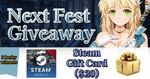 Win a $20 Steam Digital Gift Card from Tensei Games