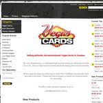 Vegas Cards Offering 38% off Cancelled Casino Cards from Las Vegas ($6.25 shipped)