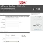 BRW (Business Review Weekly) - 1 Year Subscription - $117.50 (50% Off)