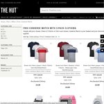 Free Converse Watch with 3 Pack-Shirts at The Hut
