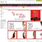 M & S - Autumn Sale Further Reductions up to 70% off, Free Shipping