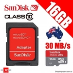 SanDisk 16GB Microsd Class 10 $10.95 Samsung @ 32GB $21.95 + $1 Shipping