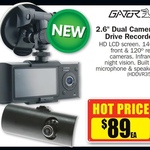 Gator 2.6" Dual Camera Drive Recorder in REPCO for $89.00