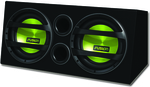 New Fusion 2000w EN-AW2121 Dual 12" Bass Pack Sub Box - 2 Subs+ Amp + Install Kit $299 Ship'd