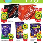 Woolworths Late Week Specials Coca-Cola 30 Can Pack 2 for $40 3 for $54. Also Chocolate Specials