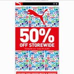 PUMA 50% OFF Storewide (VIC) Starting 26th June