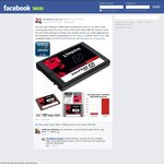 Kingston 120GB V300 SSD $62.90 delivered at Tech King (Facebook Offer) 