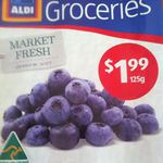 Blueberries 125g $1.99 @Aldi from 8/10 - 14/10