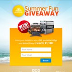 Win a 50L Primus Portable Fridge and a Weber Baby Q from Australian Caravan Co (Jayco)