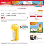 Win 1 of 10 SodaStream Play Drinks Makers from Body+Soul