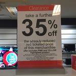 35% off The Reduced Prices on All Clearance TV's and Accessories @ Myer Hurstville