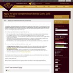 Free Etihad Guest Gold Status (if You're Already Gold on Another Airline's Program)