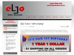 Eljo turns 1 with $1 Shipping to metro areas Site Wide (inc. Flat Screen TVs) + Other Bargains