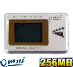 Omni 256MB MP3 Player with SD Card Slot, Line-in and Lithium Battery