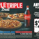 Domino's Triple Triple Deals (Any 3 Pizzas and 3 Sides) Delivered $33.95