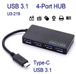 USB 3.1 Type-C USB Cable Adapter 4 Port US $11.32 Shipped @Holuby.com