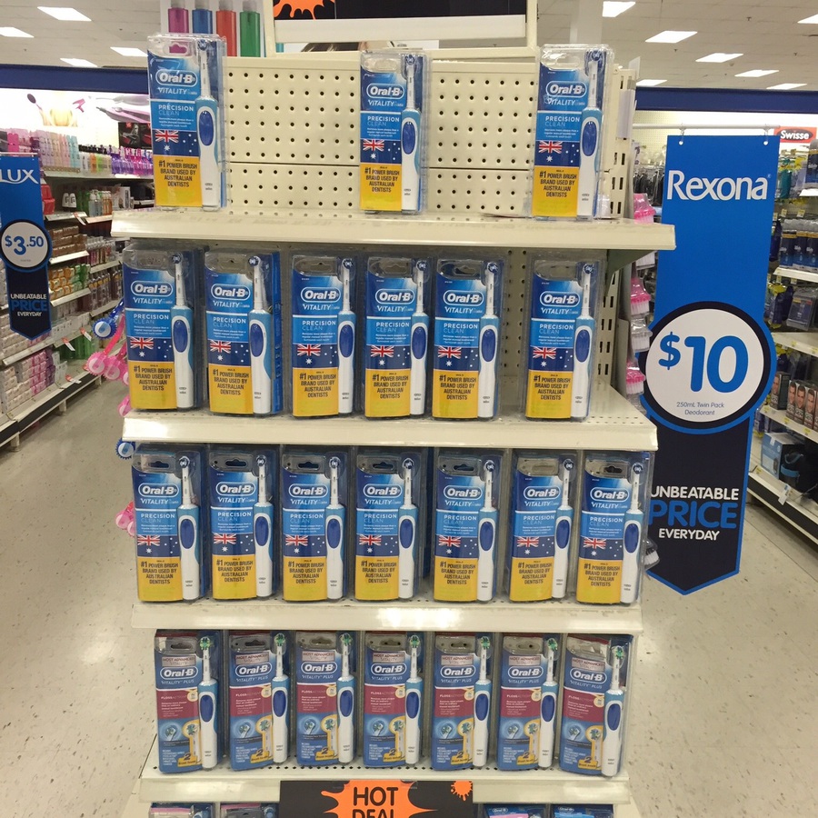 big w oral b electric toothbrush