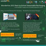 WonderFox 2015 Back to School Seasonable Giveaway (Value $60) - till Aug 31