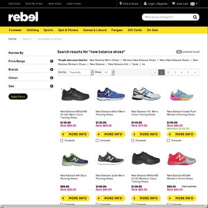 New Balance Shoes @ Rebel Sport 