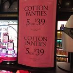 Cotton Panties 5 for $39 (Usually 5 for $65) @ Victoria's Secret