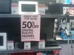 50% Off Digital Photo Frames at Dick Smith - AusWide. (3 DAYS ONLY - Ends Sunday)