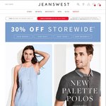 30% off Storewide @ Jeanswest 