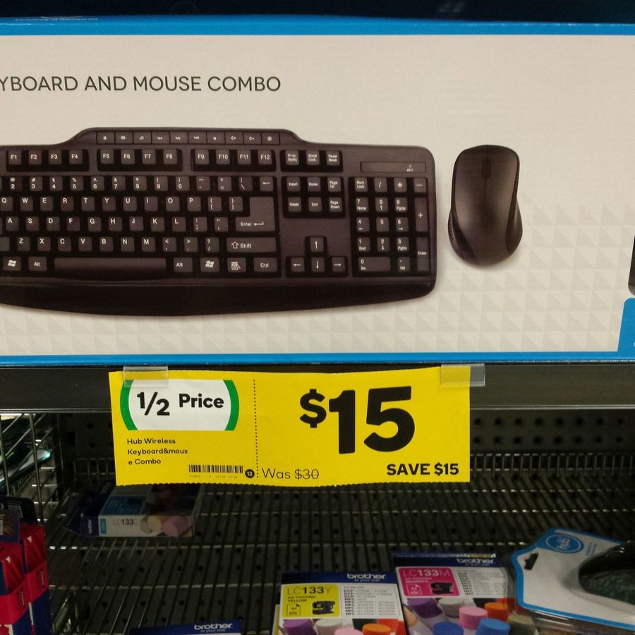 hub wireless keyboard and mouse combo