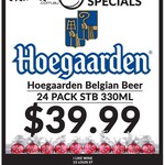 [MELB] Hoegaarden Belgian Wheat Beer 24x330ml 4.9% Alc $39.99 - Pickup Only from I Like Wine Airport West. BBD 06/2017