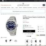 Citizen Eco-Drive Titanium Sapphire Crystal Men's Watch - Blue/Black/Silver Dial - US$179.04 Shipped (~AU$245.77) @ Jomashop