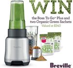 Win a Breville Boss To Go™ Plus Blender Worth $299.95 & República Organic Green Mix Superfood from Breville
