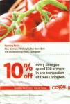 Coles 10% off Storewide, Incl. Specials and Clearance, Min $30 Purchase, Coles Caringbah NSW Only