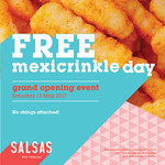 Free Mexi Crinkles at Salsa's on Saturday 13th of May [First 1,000] [Westfield Carindale QLD]
