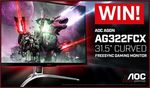 Win an AOC AGON 31.5" 144Hz Curved Freesync Gaming Monitor Worth $499 from PC Case Gear