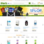 iHerb 10% off Orders over USD $40 + Free Tracked AusPost Shipping for Australian Customers with Combined Codes