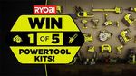 Win 1 of 5 Ryobi PowerTools Prize Packs (Products of Choice) Worth $1,000 from Network Ten
