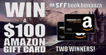 Win 1 of 2 US$100 Amazon Gift Cards from SFF Book Bonanza (BookBub)