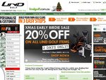 20% off All Lind Golf Items - 2 Days Only