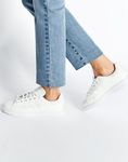 Adidas Originals Off White Textured Leather Women Sneakers $40.50 Shipped @ ASOS
