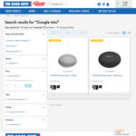 Google Home Mini - 3 Chalk + 3 Charcoal for $86 Delivered at The Good Guys Online
