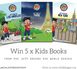 Win a Set of 5 x Kid's Books by Jett around The World Worth over $99 from Child Blogger