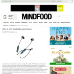 Win 1 of 2 Pairs of Audiofly AF56W Wireless Earphones Worth $139 from MiNDFOOD