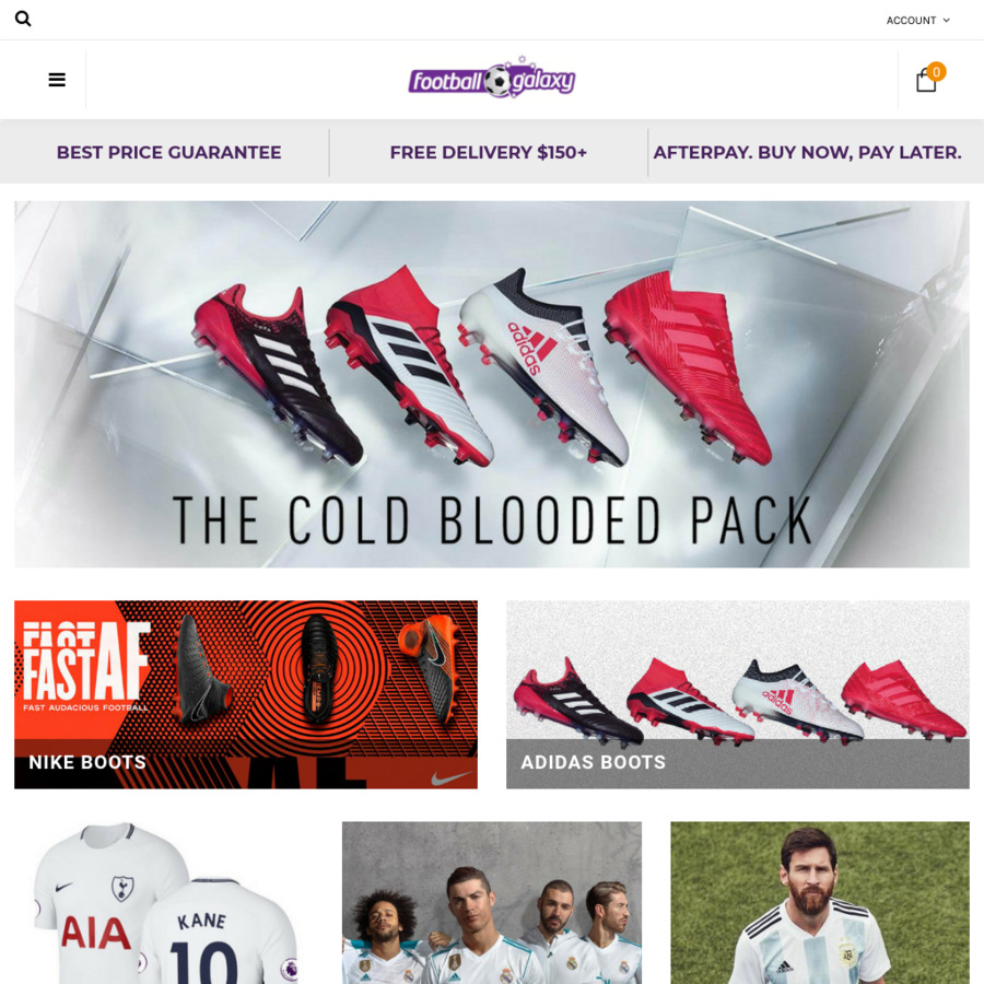 football boots afterpay