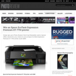Win an Epson Ecotank Expression Premium ET-7750 Printer Worth $999 from Photo Review