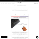 Win 1 of 3 Kinnon Leather Overnight Bag & memobottle Prize Packs Worth Over $500 from Kinnon