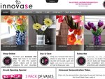 Innovase - Plastic Flat Vase $1.95 Shipped - EXPIRED