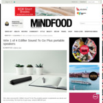 Win 1 of 4 Edifier Sound To Go Plus Portable Speakers Worth $69.95 from MiNDFOOD