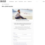 Win a $500 Apparel Voucher from B.O.D by Finch 