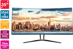 Kogan 35" Curved 21:9 Ultrawide 2560x1080 75Hz FreeSync Gaming Monitor $389 (Save $110) + Delivery (Free with Shipster)