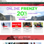 20% off Sitewide @ Mountain Warehouse